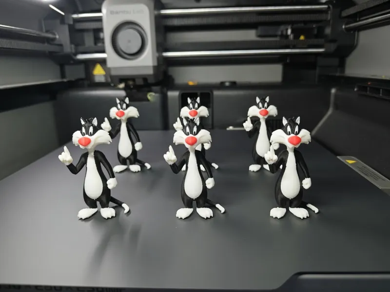 Sylvester Looney Tunes  Keychain Multicolor