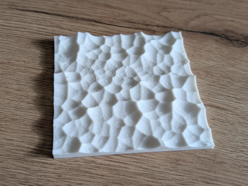 Organic Relief Plate Generator - OpenSCAD