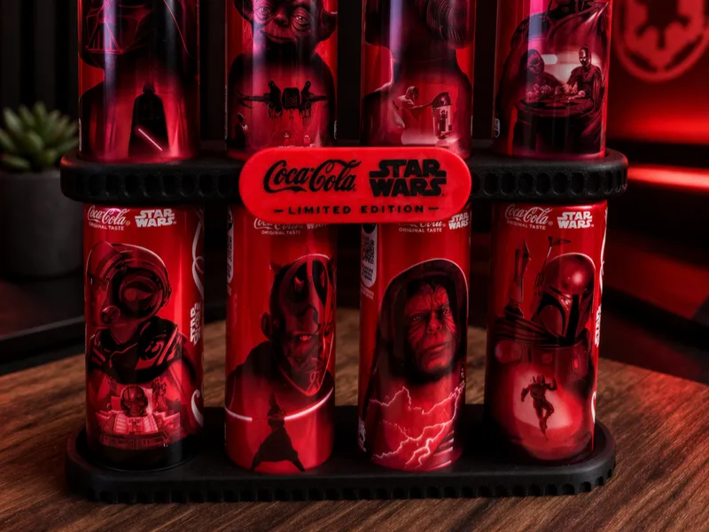 Star Wars Coca-Cola Can Display Stand