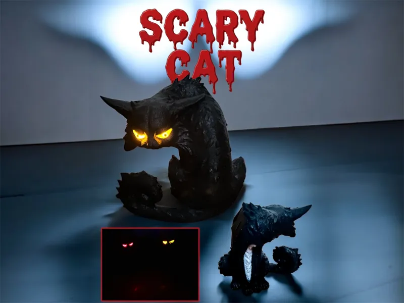 SCARY CAT (solar lamp)