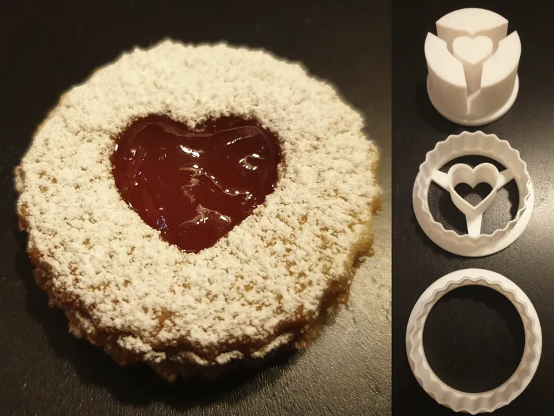 Cookie Cutter – Heart Spitzbuben Design