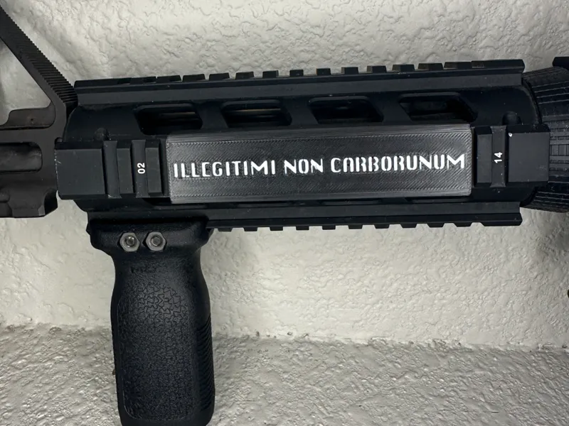 Customizable Picatinny Rail Covers - 3 Sizes