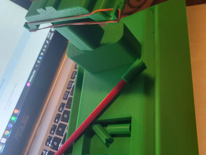 desktop rubber band pencil ballista (small parts)