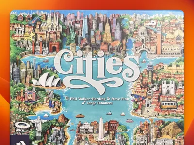 Cities Board Game Insert