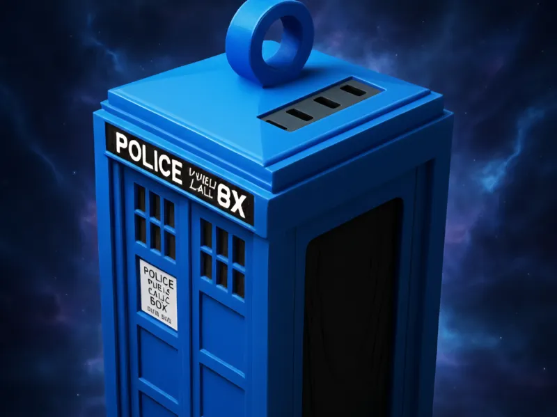Doctor Who Tardis Cover for Ecoflow