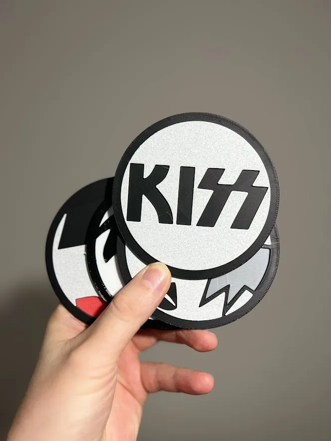 KISS BEER COASTER SET