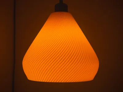 Pleated Twist Pendant Lamp Shade