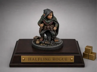 Halfling Rogue Miniature