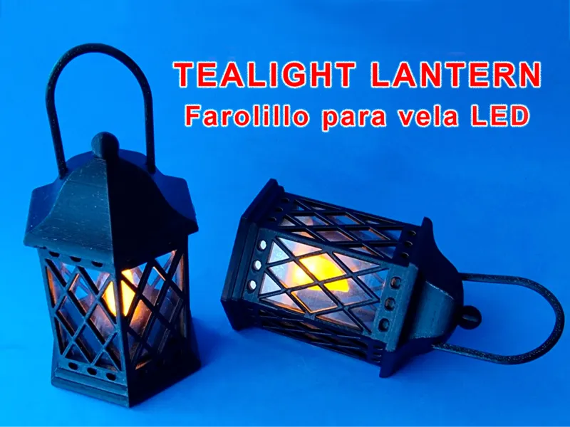 Tealight Lantern / Farolillo para vela LED