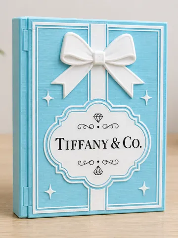 Caja o estuche: Tiffany book box V2 — vista de referencia 2
