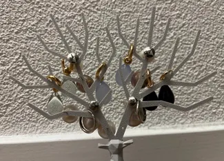 Antler with earring holes for Jewellery deer