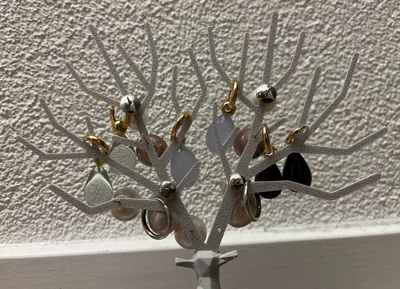Antler with earring holes for Jewellery deer