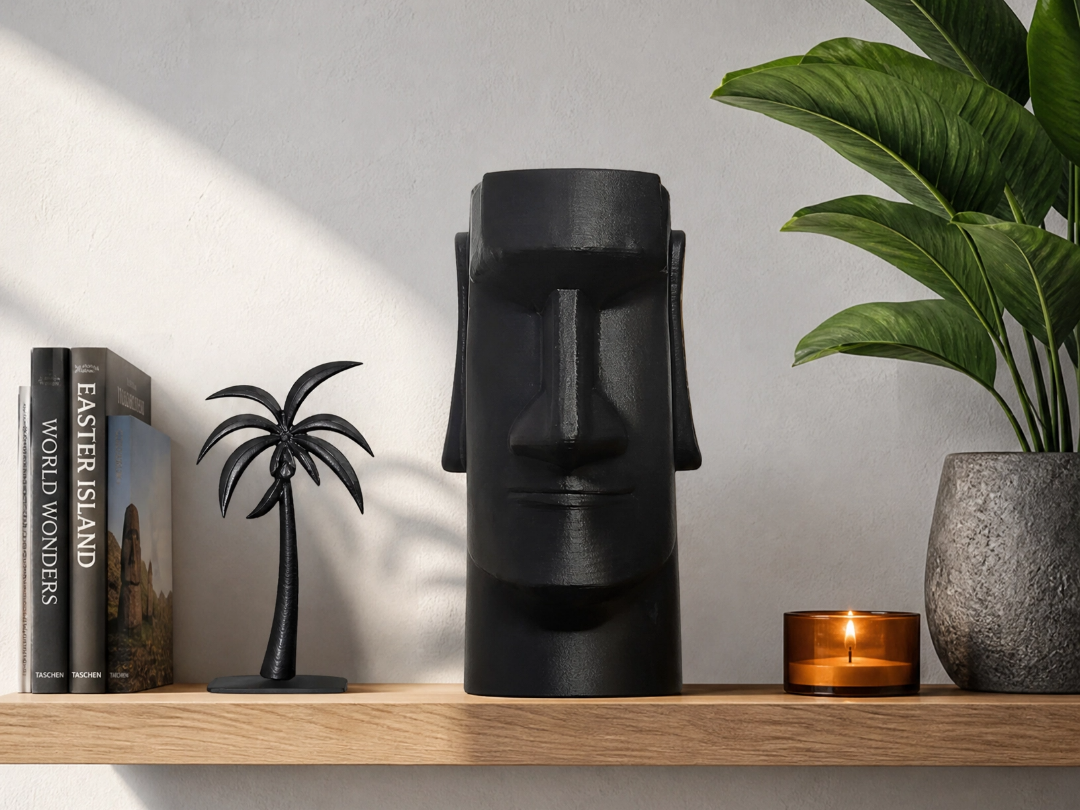 Moai Statue Decor / Moai Pencil Holder (2in1)