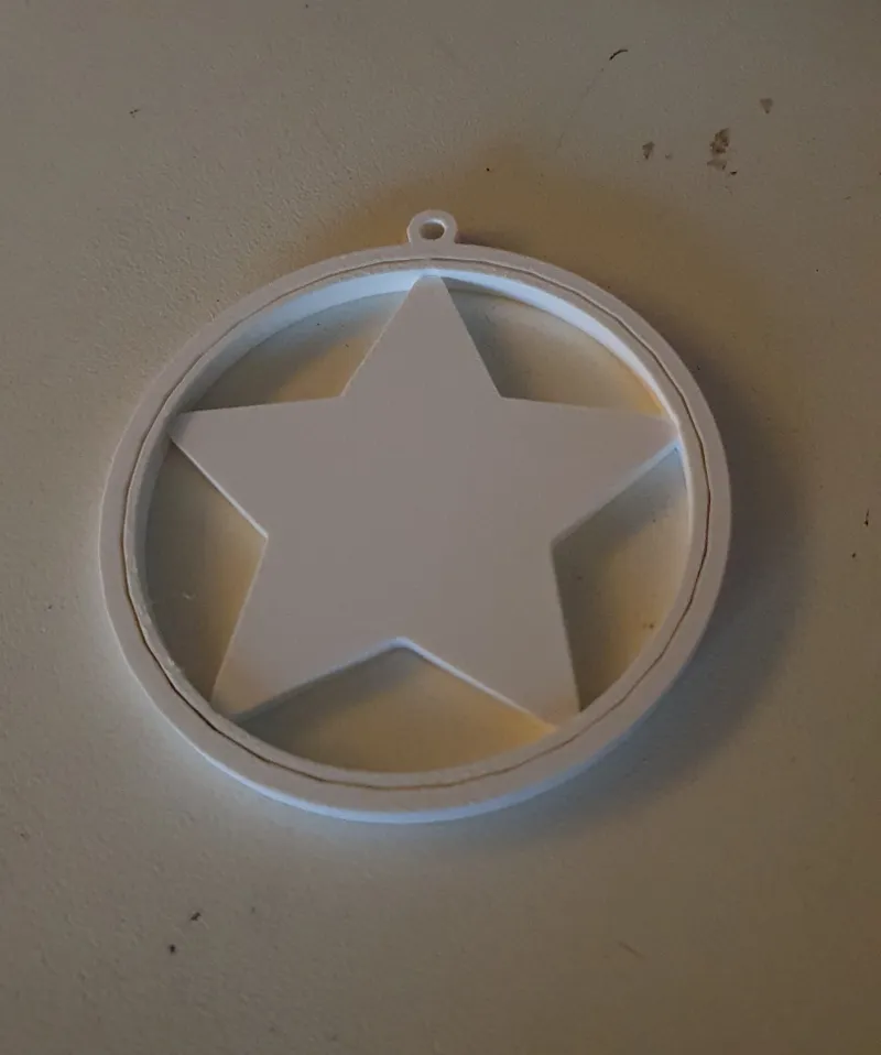 Christmas Star Spinning Gyro Ornament