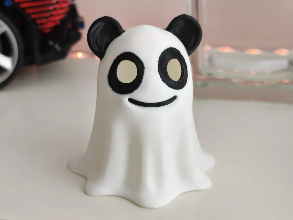Panda Ghost – Cute & Spooky - Tea Candle Light - Free 3D Print Model ...