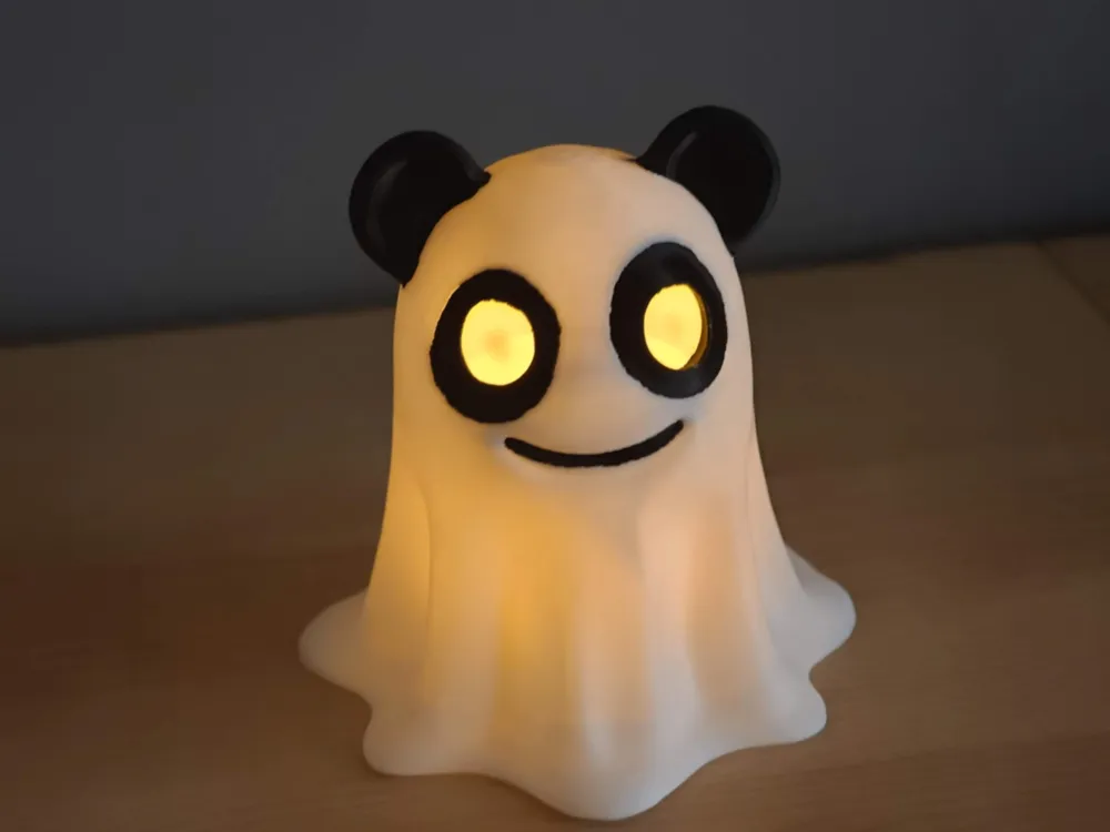 Panda Ghost – Cute & Spooky - Tea Candle Light - Free 3D Print Model ...