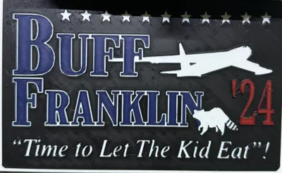 Buff franklin plaque