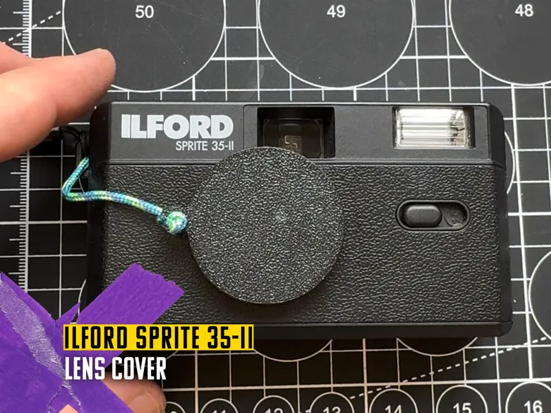 Ilford Sprite 35-II Kamera Objektivabdeckung