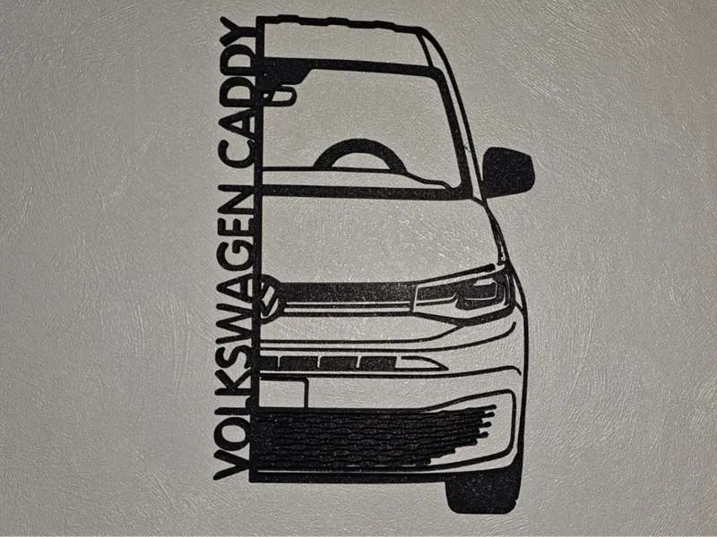 Volkswagen Caddy – Silhouette Wall Art
