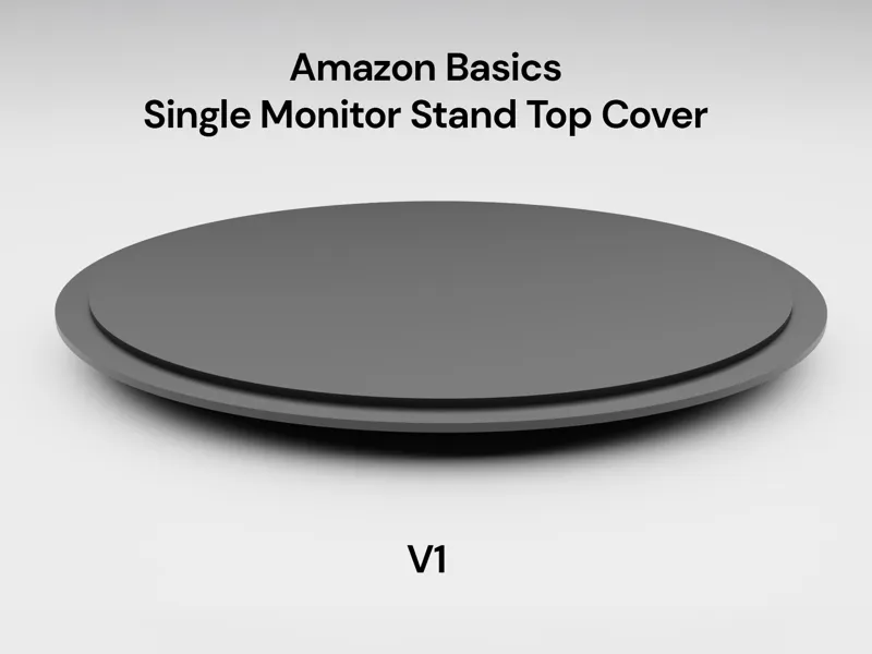 Amazon Basics Single Monitor Stand Top Cover 