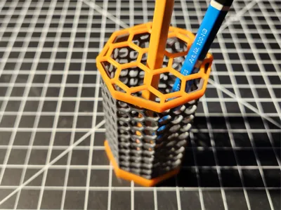 Pencil Cup Weighted with Lid
