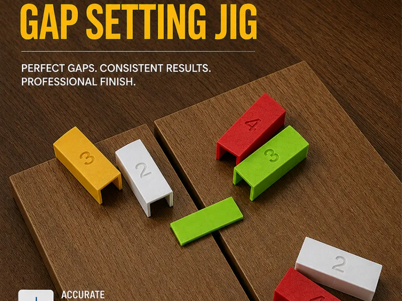 18mm Cabinet Door Gap Setting Jig Alignment Tool
