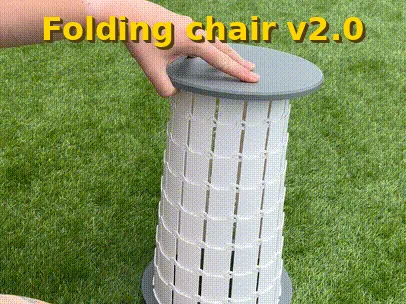 Folding Chair v2.0 (Portable stool)