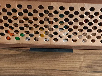 Matrix cover for TV gaming furniture
