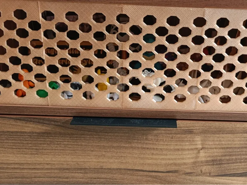 Matrix cover for TV gaming furniture