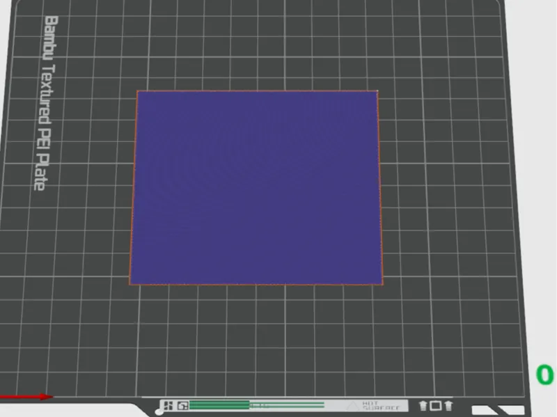 First layer test