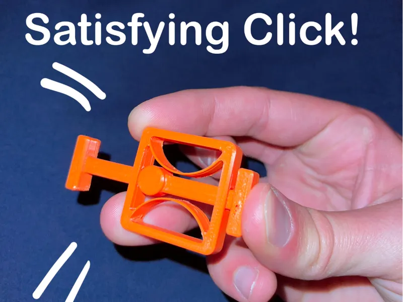 Clicky! V2 - Satisfying Print-in-Place Fidget Toy
