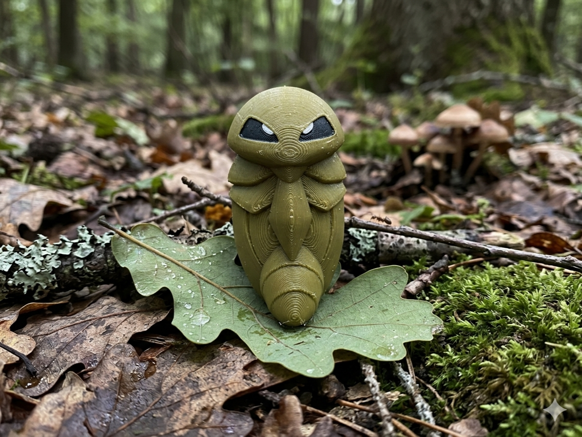 Kakuna Pokemon Figure Multi-Color Print