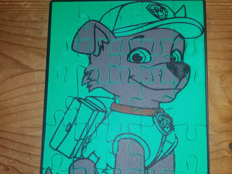 Kids Puzzle Paw Patrol Rocky
