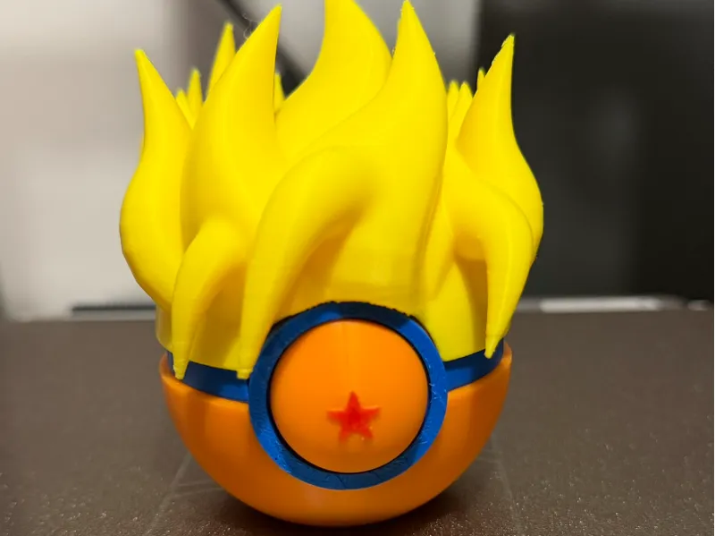 PokéBall Goku Super Saiyan | Dragon Ball Fan Art