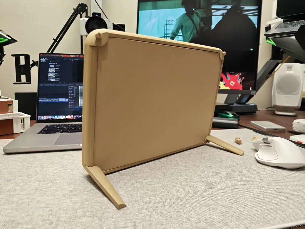 Moldura 3D com Grandes Cantos Arredondados Tamanho A4 A2L Imprimível ...