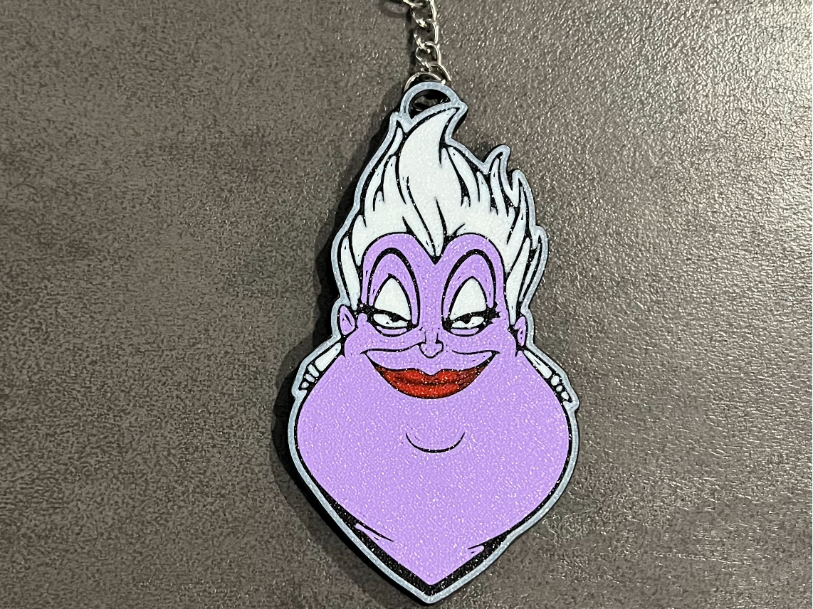 Ursula-inspired keychain