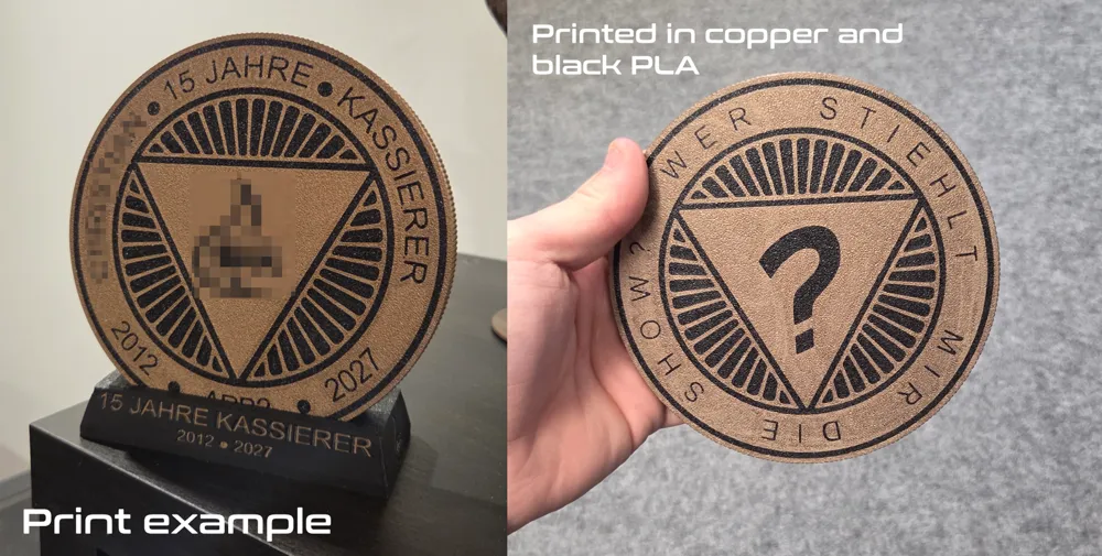 MAKE YOUR COIN - Customizable - Free 3D Print Model - MakerWorld