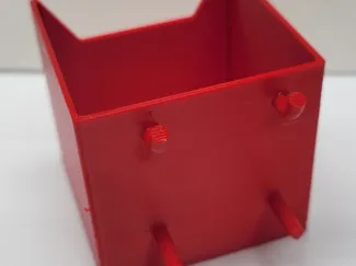 Peg Board Organizer Boxes