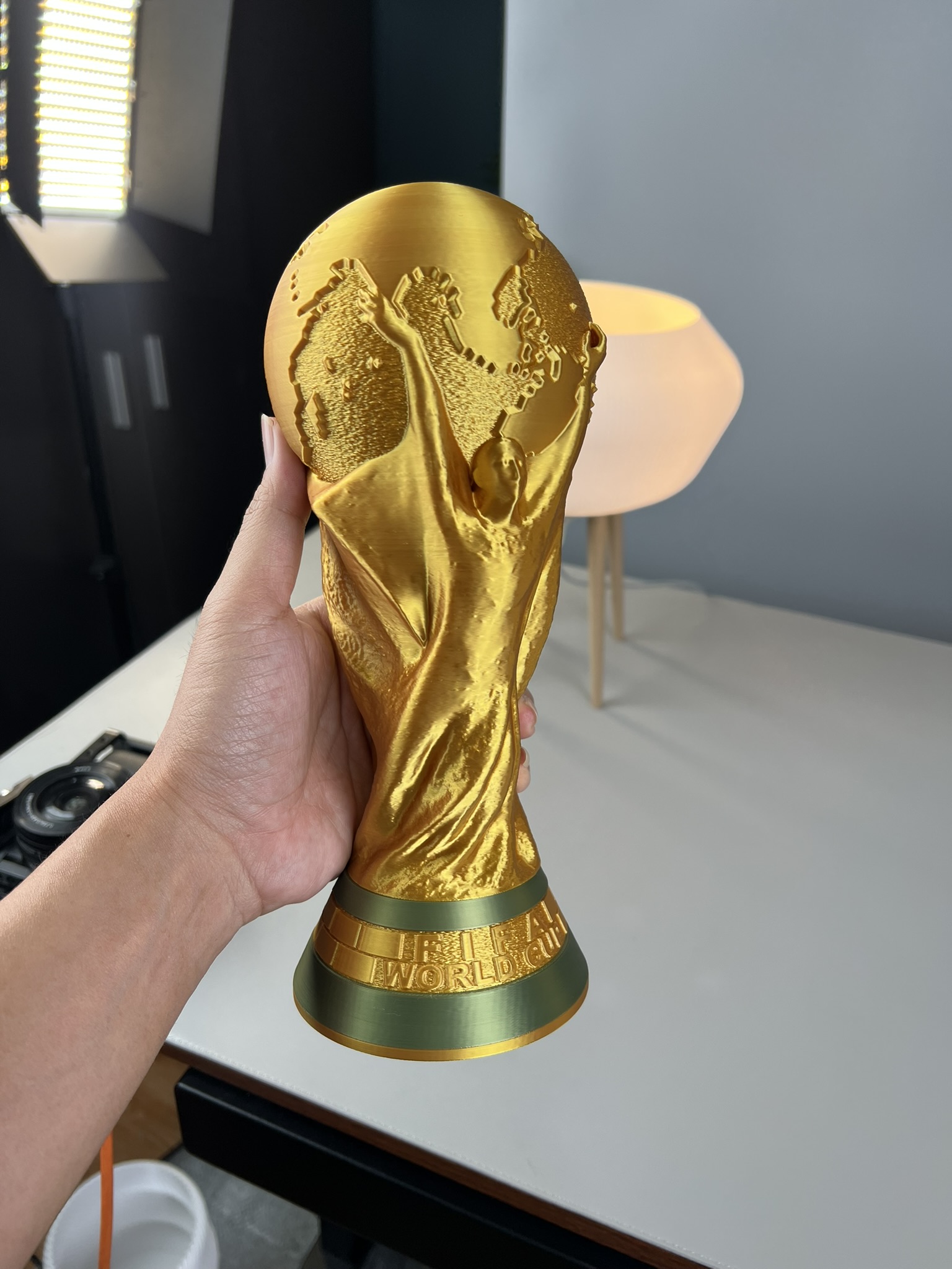 3Dプリント FIFA ワールドカップトロフィー – AMSなし / AMS対応版