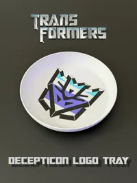 Decepticon Logo Tray