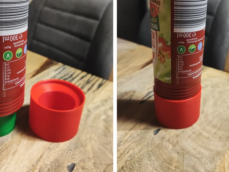 Stand für "HELA" Ketchup Flaschen (Gross & Klein)
