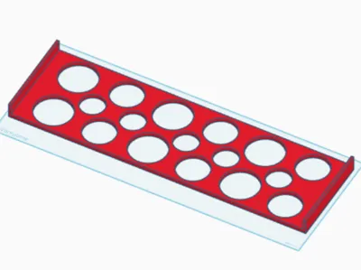 Drinks Cup Tray for plastic shopping crate