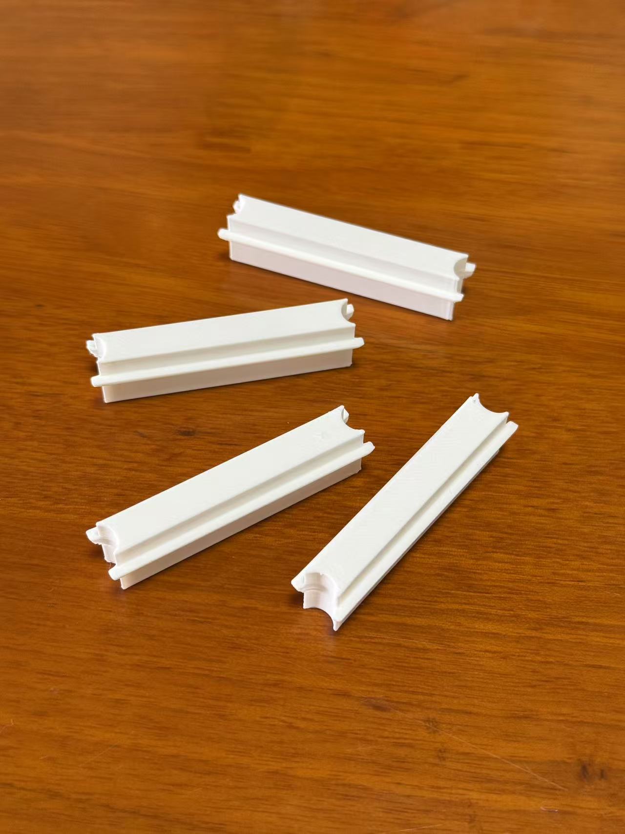 Miniatura 2 do modelo 3D 铝型材光轴隔断