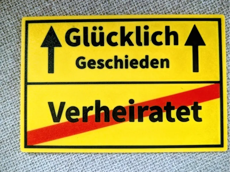 Glücklich geschieden