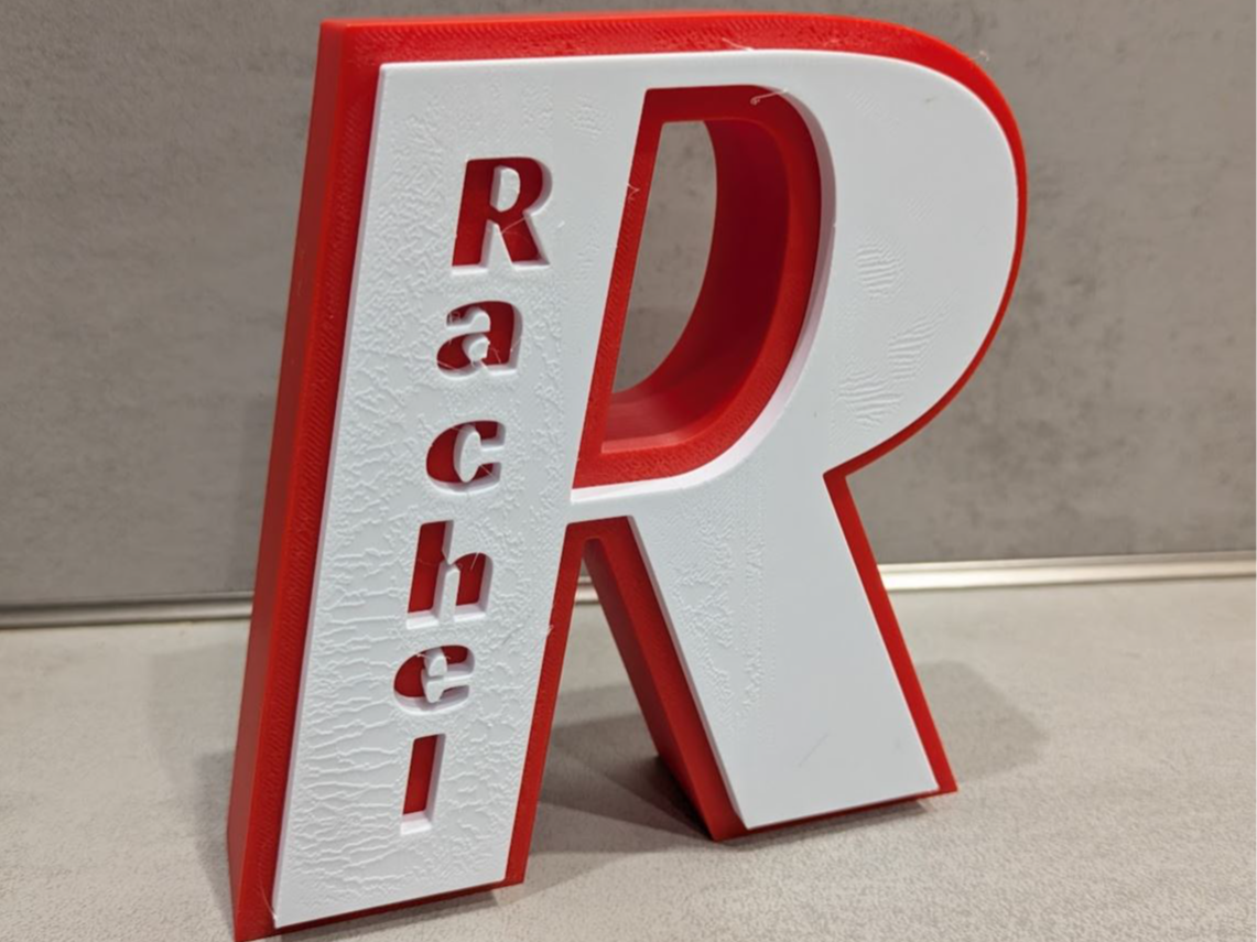 Lettre Prénom Personalisable - Style Racing