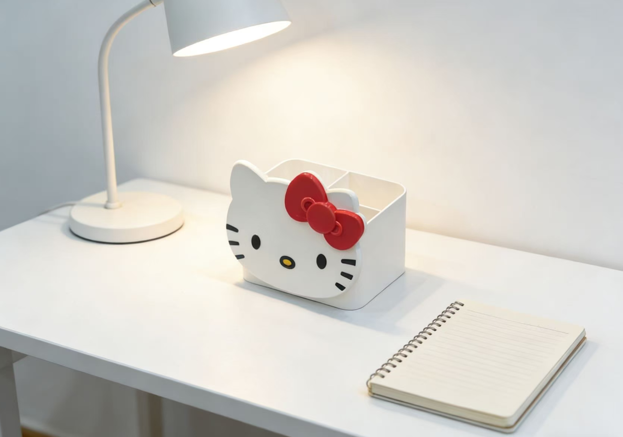 Miniatura 2 do modelo 3D HelloKitty笔筒桌面收纳