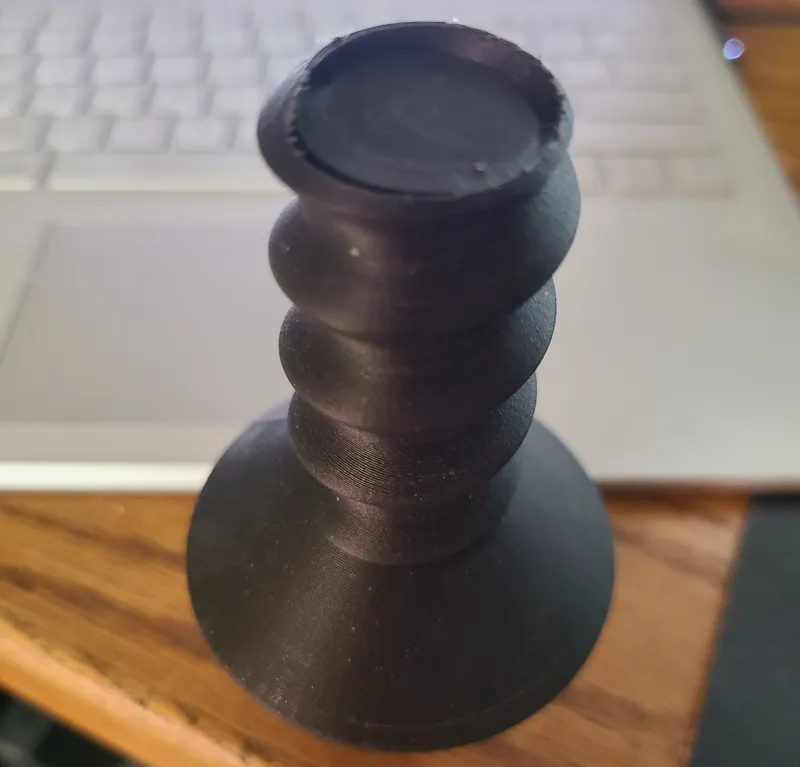 Pastamatic spooler-Reinforced drive spindle.