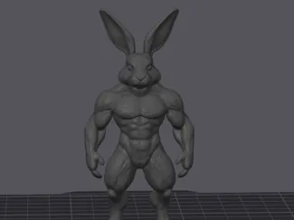 The Jacked Rabbit | Ultimate Gym Bro Bunny