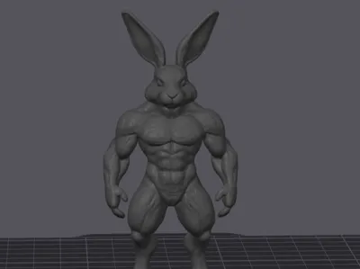 The Jacked Rabbit | Ultimate Gym Bro Bunny