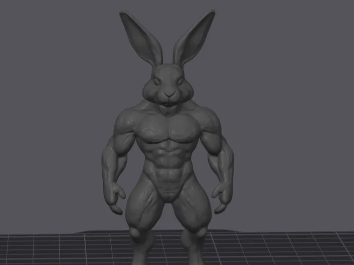 The Jacked Rabbit | Ultimate Gym Bro Bunny